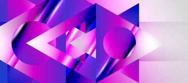 Triangle abstract background with shiny and glossy effects. Vector Illustration For Wallpaper, Banner, Background, Card, Book Illustration, landing page