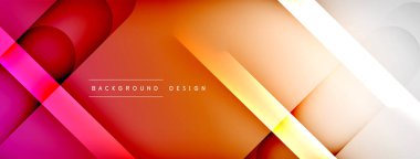 Soyut arkaplan - geometrik bileşim ışık ve gölgelerle oluşturuldu. Teknoloji veya iş dijital şablonu