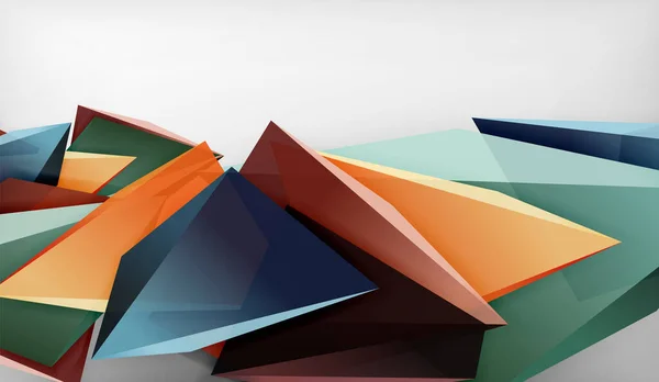 Triângulo Vetor Abstrato Fundo Design Negócios Tecnologia Para Papel Parede —  Vetores de Stock