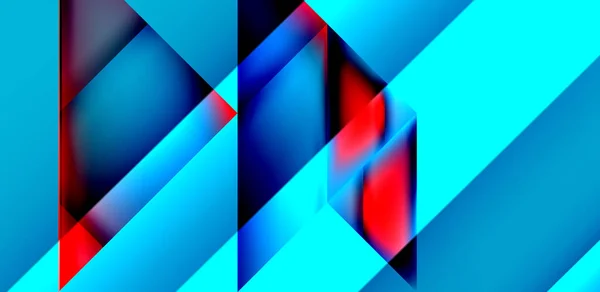 Динамический Треугольник Градиентным Цветом Жидкости Абстрактный Фон — стоковый вектор