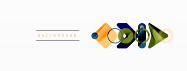 Soyut üçgenler ve en küçük geometrik arkaplan