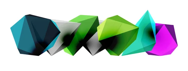 Stylové Moderní Abstraktní Pozadí Geometrickými Tvary Postavenými Nízkopoly Trojúhelníků Ideální — Stockový vektor