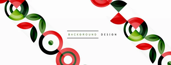 Barevný Kruh Abstraktní Pozadí Šablona Pro Tapety Banner Prezentace Pozadí — Stockový vektor