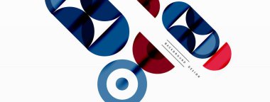 Temiz bir çember arka planı. Duvar kağıdı, pankart, arkaplan veya iniş için renkli şablon