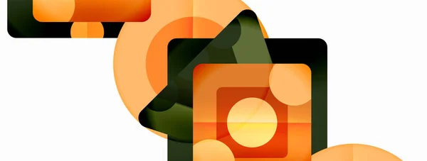 Dreiecke Und Kreise Abstrakter Hintergrund Für Tapete Banner Hintergrund Karte — Stockvektor