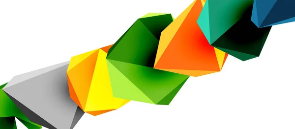 Éléments Conception Low Poly Triangle — Image vectorielle