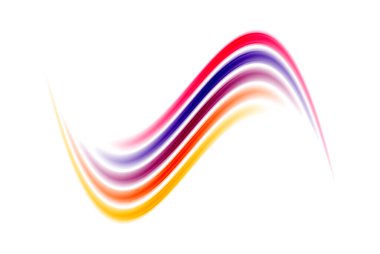 Herhangi bir projeye renk katmak için mükemmel, dinamik bir kompozisyonda düzenlenmiş gökkuşağı renkli çizgileri içeren canlı ve oyuncu bir tasarım.