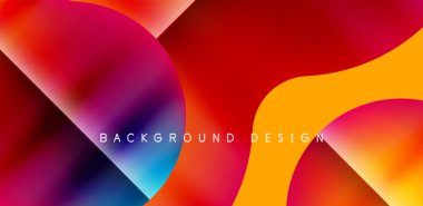 Renkli çember soyut arkaplan. Duvar kağıdı, afiş, sunum, arkaplan şablonu