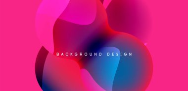 Spheres and circles abstract background, trendy colorful design. Vector Illustration For Wallpaper, Banner, Background, Card, Book Illustration, landing page