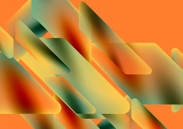 Колір Рідини Динамічних Геометричних Форм Абстрактного Фону Векторні Ілюстрації Шпалер — стоковий вектор