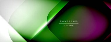 Vector abstract line background with glowing effects and shadows. Vector Illustration For Wallpaper, Banner, Background, Card, Book Illustration, landing page