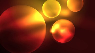 Parlak parlak ışık efektli daireler, soyut arkaplan duvar kağıdı tasarımı