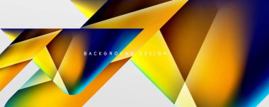 Triangle fluid color gradient abstract background. Vector Illustration For Wallpaper, Banner, Background, Card, Book Illustration, landing page