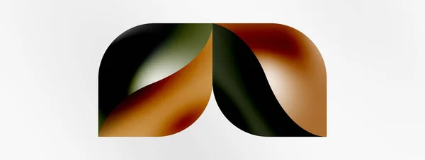 Векторный Абстрактный Геометрический Фон Концепция Цветочных Лепестков Обои Текстура Дизайн — стоковый вектор