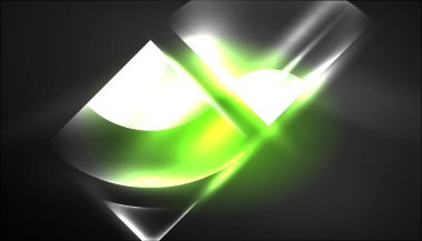 Soyut arka plan tekno neon parlayan daire şekilleri ve ışık efektli yuvarlak elemetler. Duvar kağıdı, afiş, arkaplan, iniş sayfası, duvar resimleri, davetiyeler, posterler için yüksek teknoloji tasarımı