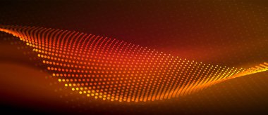 Pürüzsüz bir neon dalgası içeren parlak ve şık bir tasarım. Karanlık bir arkaplanda parlıyor. Her projeye modern ve keskin bir dokunuş eklemek için mükemmel.