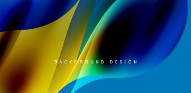 Soyut zarif akış şekilleri arka plan, akışkan gradyan renkler. Kapaklar, şablonlar, el ilanları, afişler, broşürler, afişler için şablon