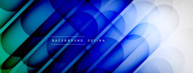 Soyut arkaplan - geometrik bileşim ışık ve gölgelerle oluşturuldu. Teknoloji veya iş dijital şablonu