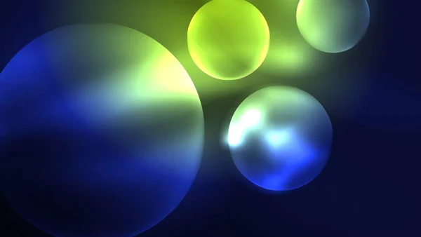 Κύκλοι Φωτεινά Εφέ Νέον Λαμπερό Φως Αφηρημένο Φόντο Ταπετσαρία Σχεδιασμό — Διανυσματικό Αρχείο