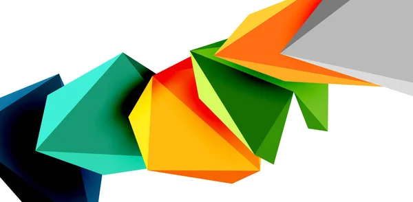 Baja Poli Triángulo Elementos Diseño — Archivo Imágenes Vectoriales