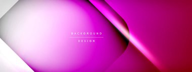 Vector abstract line background with glowing effects and shadows. Vector Illustration For Wallpaper, Banner, Background, Card, Book Illustration, landing page