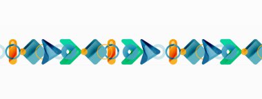 Soyut üçgenler ve en küçük geometrik arkaplan