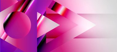 Triangle abstract background with shiny and glossy effects. Vector Illustration For Wallpaper, Banner, Background, Card, Book Illustration, landing page