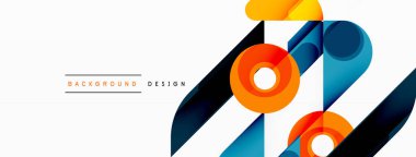 Asgari soyut arkaplanı çember içine al. Duvar kağıdı, afiş, arkaplan, iniş sayfası, duvar sanatı, davetiye, baskılar, posterler için tasarım