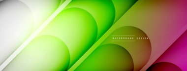 Soyut arkaplan - geometrik bileşim ışık ve gölgelerle oluşturuldu. Teknoloji veya iş dijital şablonu