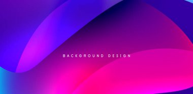 Sıvı renkli 3D elementler soyut arkaplan