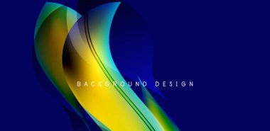 Soyut zarif akış şekilleri arka plan, akışkan gradyan renkler. Kapaklar, şablonlar, el ilanları, afişler, broşürler, afişler için şablon