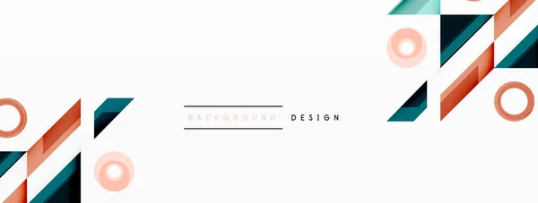 Círculo Mínimo Fundo Abstrato Design Para Papel Parede Banner Fundo — Vetor de Stock