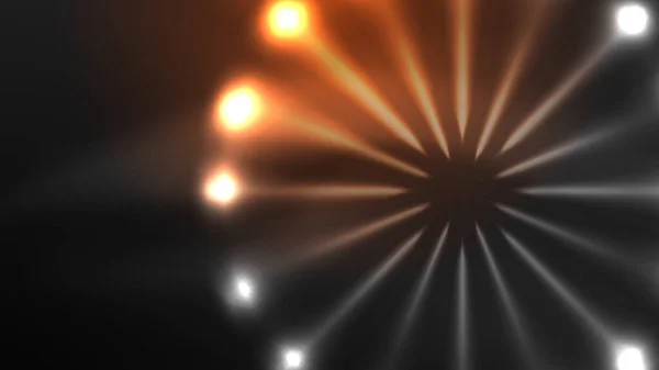 Cirkels Met Heldere Neon Glanzend Licht Effecten Abstracte Achtergrond Behang — Stockvector