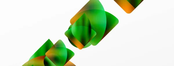 Effets Transparents Fond Abstrait Géométrique Papier Peint Minimaliste Bannière Fond — Image vectorielle
