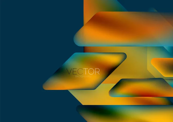 Tech Minimal Geometric Wallpaper Creative Abstract Background Vector Illustration Wallpaper — Image vectorielle