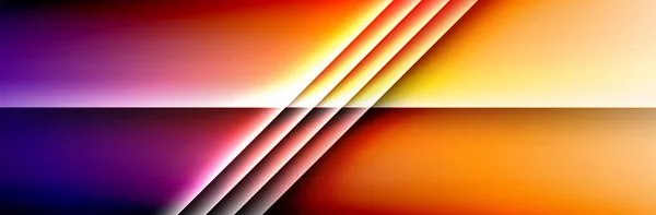 Динамічні Лінії Різнокольоровий Фон — стоковий вектор