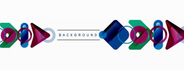 Soyut üçgenler ve en küçük geometrik arkaplan