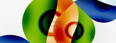 Vektör soyut geometrik arkaplan. Tekno çiçek yaprakları konsepti. Duvar kağıdı ya da doku tasarımı, parlak poster, afiş, broşür