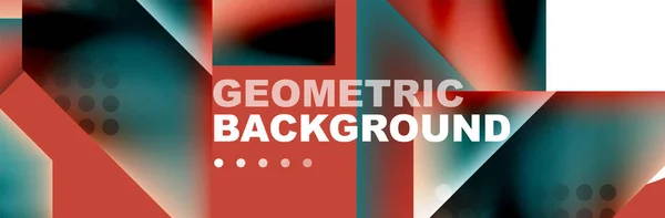 Abstrakter Hintergrund Mit Geometrischen Formkompositionen Und Licht Schatten Effekten Vektor — Stockvektor