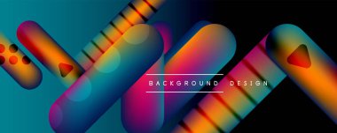 Tekno yuvarlak şekiller, parlak elementlerle soyut arkaplan çizgileri. Duvar Kağıdı, Sancak, Arkaplan, Kart, Kitap İllüstrasyonu, İniş Sayfası