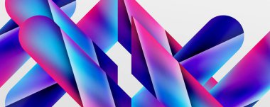 Triangle fluid color gradient abstract background. Vector Illustration For Wallpaper, Banner, Background, Card, Book Illustration, landing page