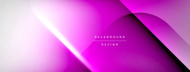 Shadow lines vector techno banner and light effects. Techno Illustration For Wallpaper, Banner, Background, Card, Book Illustration, landing page