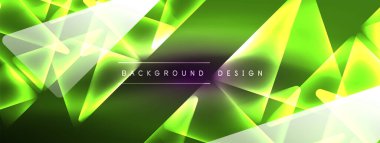 Canlı Geometrik Neon Parlak Hat Arkaplanı. Biçimlerin, Satırların, Renklerin ve Parıltının Cesur ve Çarpıcı Gösterimi, Gelecekçi Modern Tasarımlar İçin Mükemmel, Yüksek Teknolojik Sunumlar, Teknoloji Web Sayfaları