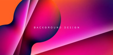 Colorful bubble abstract background with shadow effects. Minimalist geometric vector Illustration For Wallpaper, Banner, Background, Card, Book Illustration, landing page