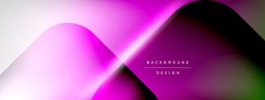 Vector abstract line background with glowing effects and shadows. Vector Illustration For Wallpaper, Banner, Background, Card, Book Illustration, landing page