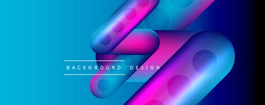 Yuvarlak şekiller ve akışkan eğimli çizgiler soyut arkaplan. Duvar kağıdı, afiş, arkaplan, broşür, katalog, kapak, broşür