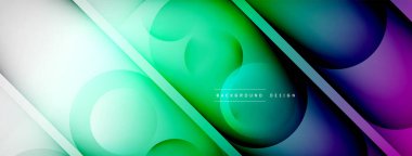 Soyut arkaplan - geometrik bileşim ışık ve gölgelerle oluşturuldu. Teknoloji veya iş dijital şablonu