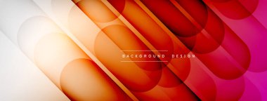 Soyut arkaplan - geometrik bileşim ışık ve gölgelerle oluşturuldu. Teknoloji veya iş dijital şablonu