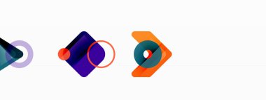 Soyut üçgenler ve en küçük geometrik arkaplan