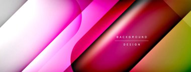 Vector abstract line background with glowing effects and shadows. Vector Illustration For Wallpaper, Banner, Background, Card, Book Illustration, landing page